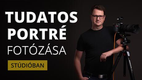 Tudatos portréfotózás stúdióban Tudatos portréfotózás stúdióban
